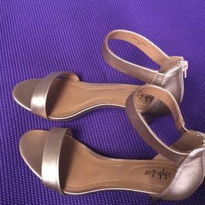 Rose gold Style & Co heels